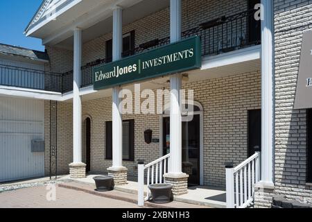 Bureau Edward Jones Investments à Flushing Michigan USA Banque D'Images