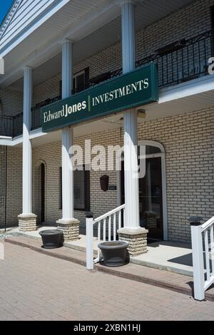 Bureau Edward Jones Investments à Flushing Michigan USA Banque D'Images