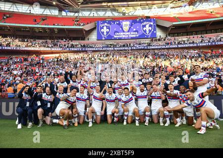 Londres, Angleterre - 8 juin 2024 - Rugby League Sundecks 1895 Cup final, Wakefield Trinity vs Sheffield Eagles au stade de Wembley, Londres, Royaume-Uni Dean Williams Banque D'Images