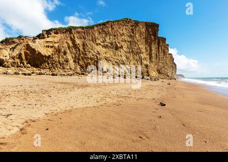 West Bay, West Bay Cliff, Dorset, Royaume-Uni, Angleterre, West Bay UK, West Bay dorset, West Bay England, Broadchurch, littoral, côte, côte du Dorset, bord de mer Banque D'Images