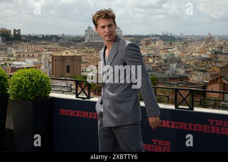 Rome, Italie. 13 juin 2024. Austin Butler assiste au photocall du film 'The Bikeriders' à l'Hôtel Hassler Villa Medici. Crédit : SOPA images Limited/Alamy Live News Banque D'Images