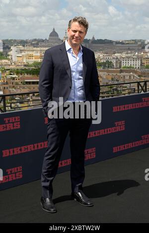 Rome, Italie. 13 juin 2024. Jeff Nichols assiste au photocall du film 'The Bikeriders' à l'Hôtel Hassler Villa Medici. Crédit : SOPA images Limited/Alamy Live News Banque D'Images
