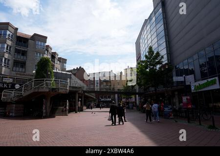 05 juin 2024, Hambourg : vue sur le Seevepassage dans le centre-ville du quartier de Harburg. Photo : Marcus Brandt/dpa Banque D'Images