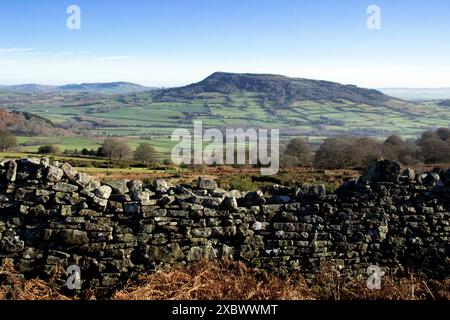 Ysgyryd Fawr, Skirrid Fawr, souvent juste Skirrid, est une aberration des montagnes noires à Bannau Brycheiniog, le parc national de Brecon Beacons Banque D'Images