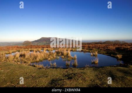 Ysgyryd Fawr, Skirrid Fawr, souvent juste Skirrid, est une aberration des montagnes noires à Bannau Brycheiniog, le parc national de Brecon Beacons Banque D'Images