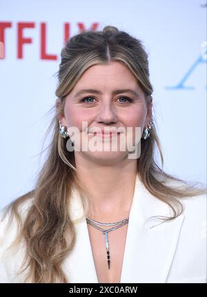 Hollywood, États-Unis. 13 juin 2024. Carrie Solomon arrive au « Family Credit : AFF/Alamy Live News » de Netflix Banque D'Images