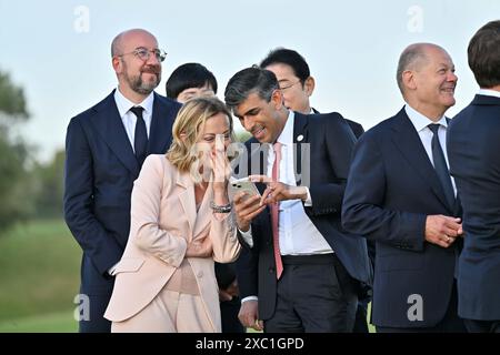 Borgo Egnazia, Italie. 13 juin 2024. Borgo Egnazia - Sommet des chefs d'État et de gouvernement du G7 usage éditorial seulement crédit : Agence photo indépendante/Alamy Live News Banque D'Images