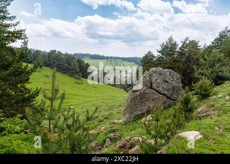 Kasimlar plateau Houses, Kizilcahamam, Ankara, Turquie Banque D'Images