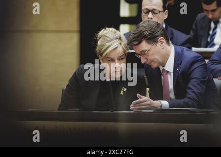 Hendrik Wuest, CDU, Ministerpraesident von Nordrhein-Westfalen, aufgenommen im Rahmen einer Sitzung des Bundesrates à Berlin, 14.06.2024. Berlin Deutschland *** Hendrik Wuest, CDU, premier ministre de la Rhénanie-du-Nord-Westphalie, photo prise lors d'une réunion du Bundesrat à Berlin, 14 06 2024 Berlin Allemagne Copyright : xFlorianxGaertnerxphotothek.dex Banque D'Images