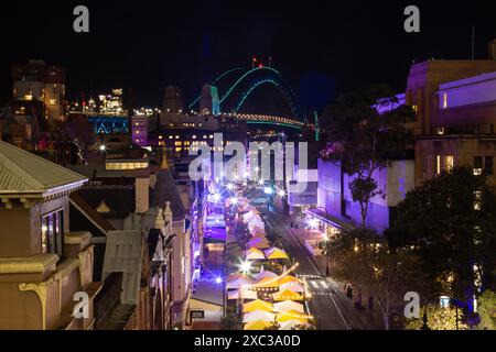 Vivid Sydney, Une fusion éblouissante de lumières, de couleurs et d'imagination. Cet événement a certainement suscité la créativité et m'a permis d'expérimenter avec différents Banque D'Images