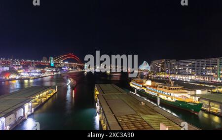 Vivid Sydney, Une fusion éblouissante de lumières, de couleurs et d'imagination. Cet événement a certainement suscité la créativité et m'a permis d'expérimenter avec différents Banque D'Images