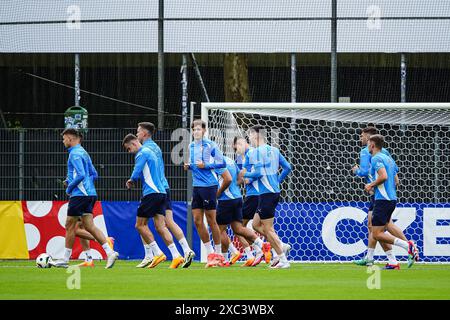 Spieler beim Aufwaermen GER, Training Tschechien, Fussball Europameisterschaft, UEFA Euro 2024, 14.06.2024 Foto : Eibner-Pressefoto/Marcel von Fehrn Banque D'Images