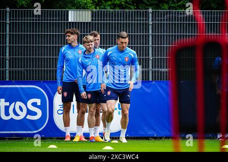 Spieler beim Aufwaermen GER, Training Tschechien, Fussball Europameisterschaft, UEFA Euro 2024, 14.06.2024 Foto : Eibner-Pressefoto/Marcel von Fehrn Banque D'Images