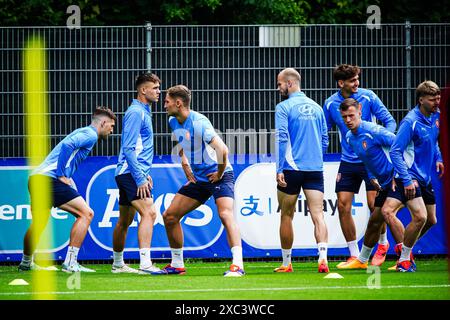 Spieler beim Aufwaermen GER, Training Tschechien, Fussball Europameisterschaft, UEFA Euro 2024, 14.06.2024 Foto : Eibner-Pressefoto/Marcel von Fehrn Banque D'Images