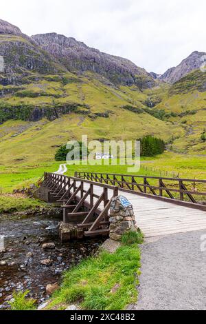 4 juin 2022 Glencoe Écosse Royaume-Uni. Beau paysage par une journée ensoleillée. Banque D'Images