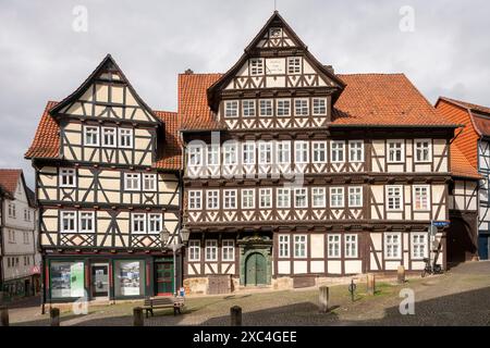 Bad Sooden-Allendorf, Ortsteil Allendorf, Kirchstraße, Häuser Nr. 27 und 29 Banque D'Images