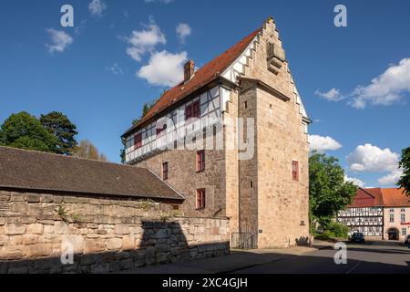 Bad Sooden-Allendorf, Ortsteil Allendorf, Rathofstraße 2, Steinernes Haus, Blick von Westen Banque D'Images