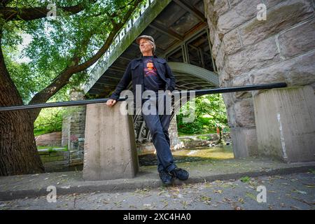 Oslo 20240614. L'acteur Viggo Mortensen est en visite en Norvège dans le cadre de la première partie du film 'au bout du monde' photo : Lise Åserud / NTB Banque D'Images