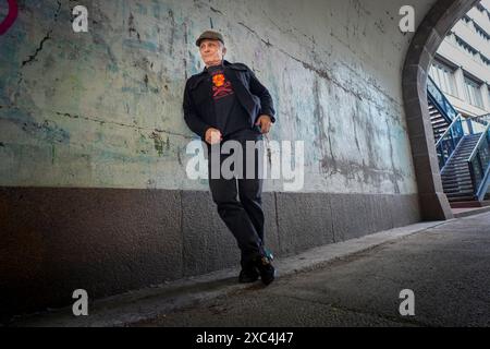 Oslo 20240614. L'acteur Viggo Mortensen est en visite en Norvège dans le cadre de la première partie du film 'au bout du monde' photo : Lise Åserud / NTB Banque D'Images