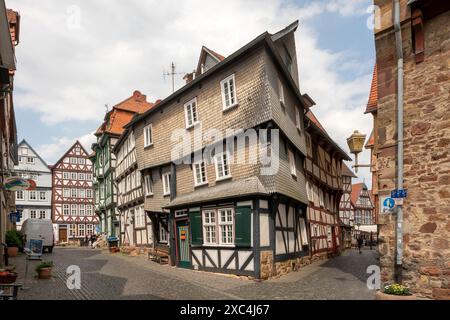 Fritzlar, Haus Spitzengasse Nr. 2 (zwischen den Kränen 5) Banque D'Images