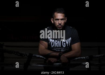 Andrew Tate, photographié au Storm Gym, Luton. Andrew Tate Portrait Portrait Portraits d'Andrew Tate. Abattu à Luton au Storm Gym. Banque D'Images