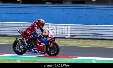 Misano, Italie. 14 juin 2024. NÂ°97 Xavi Vierge ESP Honda CBR1000 RR-R Team HRC pendant SBK - Free Practice Pirelli Emilia-Romagna Round, World Superbike - SBK course à Misano, Italie, 14 juin 2024 crédit : Agence photo indépendante/Alamy Live News Banque D'Images