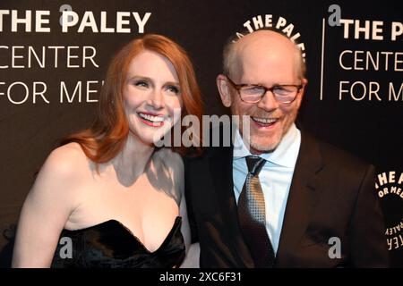 13 juin 2024, New York, New York, États-Unis : Bryce Dallas Howard et Ron Howard assistent aux Paley Honors 2024 à Cipriani 42nd Street à New York, le 13 juin 2024. (Crédit image : © photo image Press via ZUMA Press Wire) USAGE ÉDITORIAL SEULEMENT! Non destiné à UN USAGE commercial ! Banque D'Images