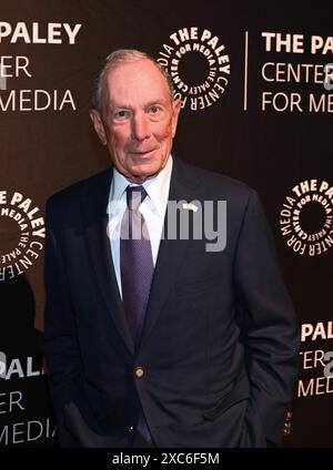 13 juin 2024, New York, New York, États-Unis : Michael Bloomberg assiste aux Paley Honors 2024 à Cipriani 42nd Street à New York, le 13 juin 2024. (Crédit image : © photo image Press via ZUMA Press Wire) USAGE ÉDITORIAL SEULEMENT! Non destiné à UN USAGE commercial ! Banque D'Images