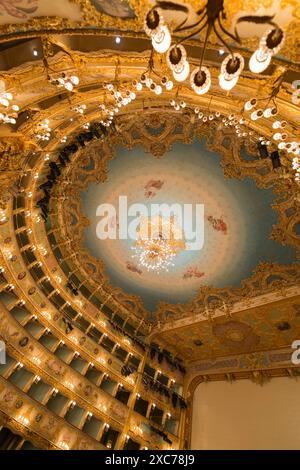 Grand Théâtre la Fenice à Venise, Vénétie, Italie Banque D'Images