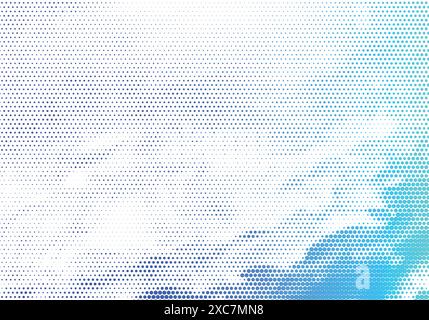 Fond de texture pointillée bleu abstrait Illustration de Vecteur