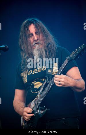 Donington, Royaume-Uni. 13 juin 2024. Mike Patton et Scott Ian apportent leur projet rejoint Mr Bungle au Download Festival. Cristina Massei/Alamy nouvelles en direct Banque D'Images