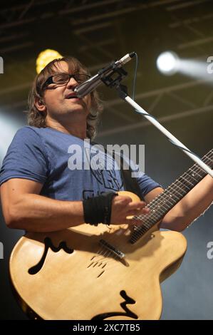 Donington, Royaume-Uni. 13 juin 2024. Wheatus divertit les fans au Download Festival. Cristina Massei/Alamy nouvelles en direct Banque D'Images