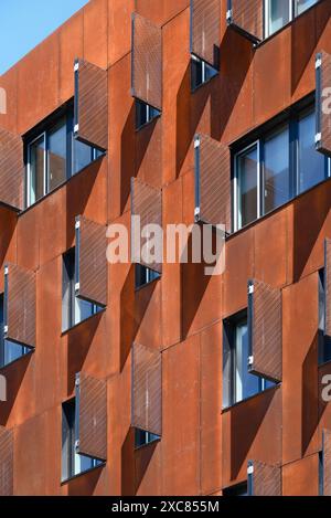 Vienne, Autriche - Teaching Center for WU / Université d'économie et d'affaires de Vienne campus par BUSArchitecture Banque D'Images