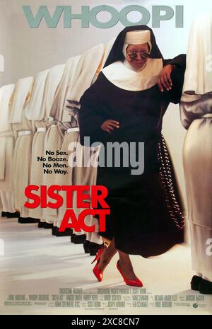 Affiche Sister Act Whoopi Goldberg Banque D'Images