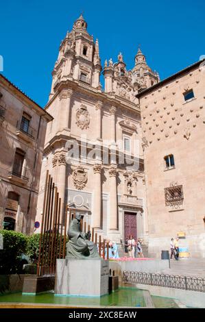 Église Clerecia. Salamanque, Castille Leon, Espagne. Banque D'Images