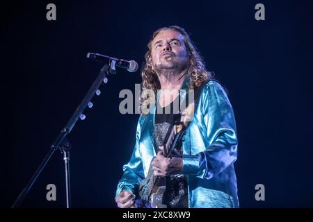 Maná représentation au Palau Sant Jordi, Barcelone 09 juin 2024. Photographe : ALE Espaliat Banque D'Images