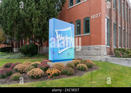 Hasbro siège social à Pawtucket, Rhode Island, États-Unis Banque D'Images