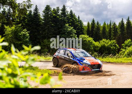 Gérardmer, France. 15 juin 2024. 4ème tour du Championnat de, France. , . Des Rallyes 2024, du 15 au 16 juin à Gérardmer, France - photo Bastien Roux/DPPI crédit : DPPI Media/Alamy Live News Banque D'Images