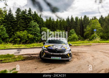 Gérardmer, France. 15 juin 2024. 4ème tour du Championnat de, France. , . Des Rallyes 2024, du 15 au 16 juin à Gérardmer, France - photo Bastien Roux/DPPI crédit : DPPI Media/Alamy Live News Banque D'Images