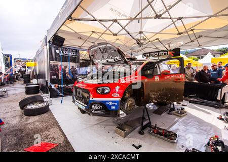 Gérardmer, France. 15 juin 2024. 4ème tour du Championnat de, France. , . Des Rallyes 2024, du 15 au 16 juin à Gérardmer, France - photo Bastien Roux/DPPI crédit : DPPI Media/Alamy Live News Banque D'Images