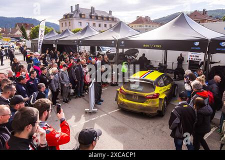 Gérardmer, France. 15 juin 2024. 4ème tour du Championnat de, France. , . Des Rallyes 2024, du 15 au 16 juin à Gérardmer, France - photo Bastien Roux/DPPI crédit : DPPI Media/Alamy Live News Banque D'Images