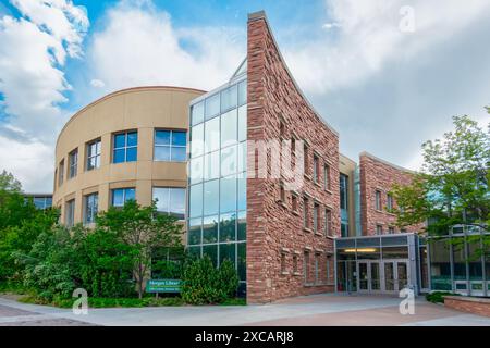 FORT COLLINS, CO, États-Unis - 13 MAI 2024 : Morgan Library à l'Université d'État du Colorado. Banque D'Images