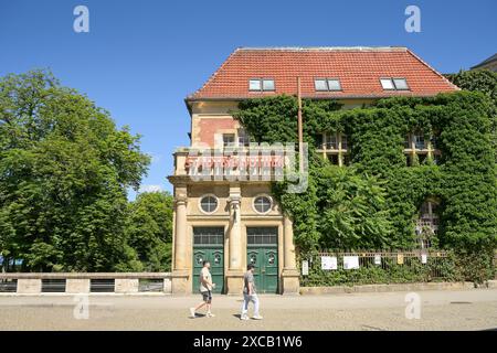 Bibliothèque municipale, Carl-Schurz-Strasse, vieille ville, Spandau, Berlin, Allemagne Banque D'Images