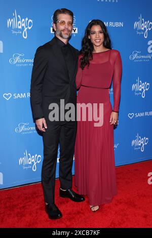 Fairmont Century Plaza, États-Unis. 15 juin 2024. Brian Mendoza et Stephanie Sigman assistent aux Critics Choice Real TV Awards 2024 au Fairmont Century Plaza le 15 juin 2024 à Los Angeles, en Californie. Photo : Crash/imageSPACE crédit : Imagespace/Alamy Live News Banque D'Images