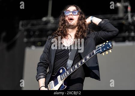 The Struts in Concerto al Firenze Rocks 2024. Foto di Davide Merli Banque D'Images