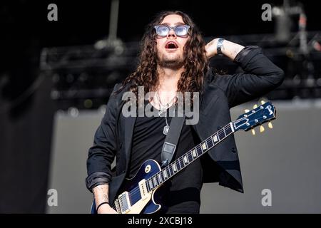 The Struts in Concerto al Firenze Rocks 2024. Foto di Davide Merli Banque D'Images