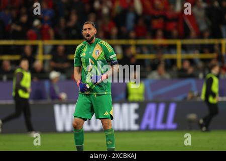 Dortmund, Allemagne. 15 juin 2024. Gianluigi Donnarumma (Italie) lors de l'EURO 2024, match de football du groupe B entre l'Italie et l'Albanie le 15 juin 2024 au stade BVB de Dortmund, Allemagne. Photo Nderim Kaceli crédit : Agence photo indépendante/Alamy Live News Banque D'Images