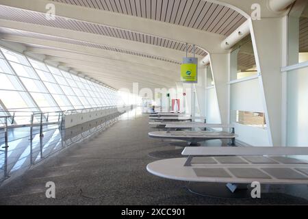 L'aéroport de Loiu, Bilbao, Biscaye, Pays Basque, Espagne. Banque D'Images