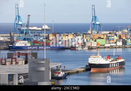 Puerto de la Luz, Las Palmas, Grande Canarie, Îles Canaries Banque D'Images