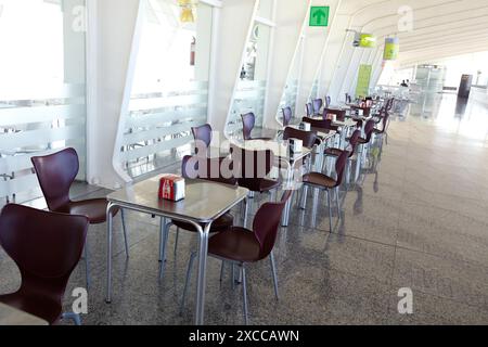 L'aéroport de Loiu, Bilbao, Biscaye, Pays Basque, Espagne. Banque D'Images